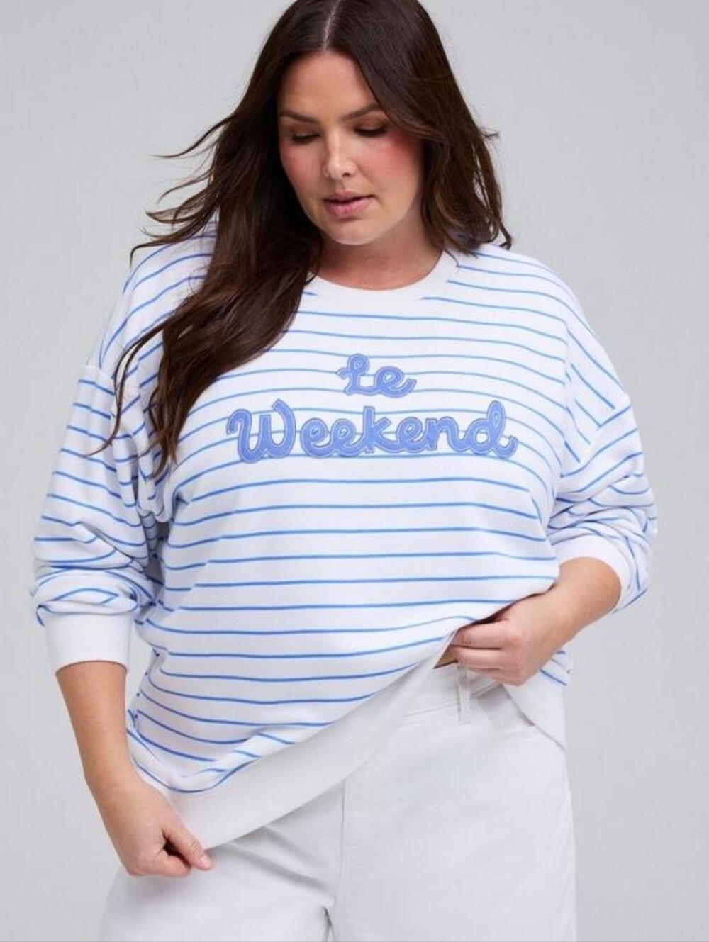 NWT Torrid Belle Isle French Terry Pullover Size 4